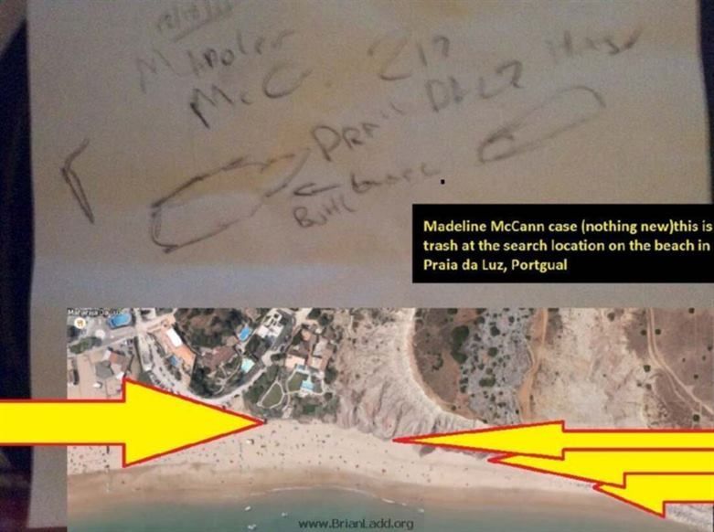 6817 18 December 2 - Madeline Mccann Case (Nothing New) This Is Trash at the Search Location on the Beach in Praia Da Lu...
Madeline Mccann Case (Nothing New) This Is Trash at the Search Location on the Beach in Praia Da Luz, Portugal

