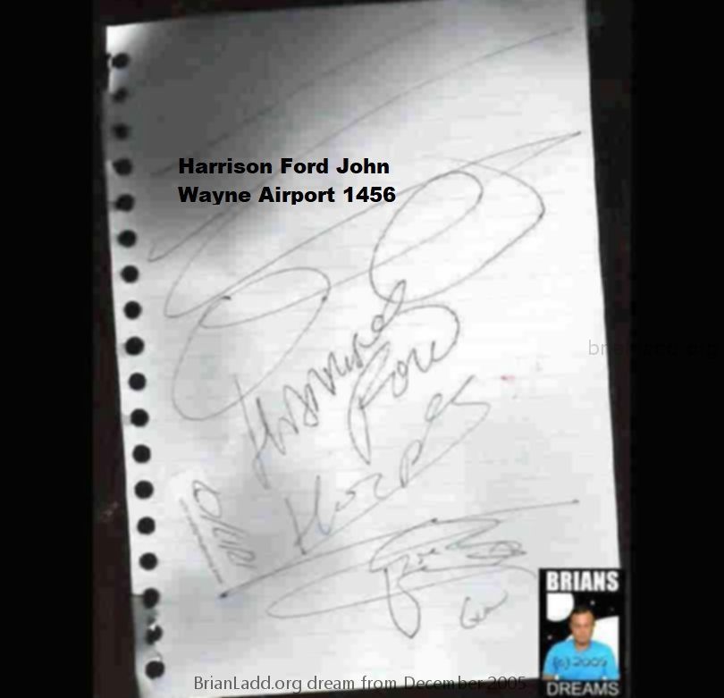 Dec 2005  Harrison Ford John Wayne Airport 1456 - Dream Number 786 December 2005...
Harrison Ford John Wayne Airport 1456 - Dream Number 786 December 2005
