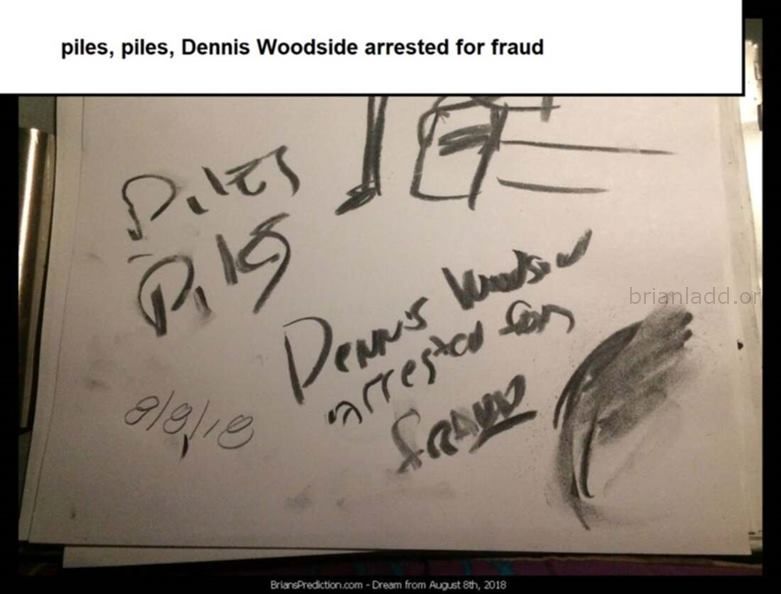 10894 8 August 2018 1 - Piles, Piles, Dennis Woodside Arrested For Fraud - Dream Number 10894 8 August 2018 1...
Piles, Piles, Dennis Woodside Arrested For Fraud - Dream Number 10894 8 August 2018 1
