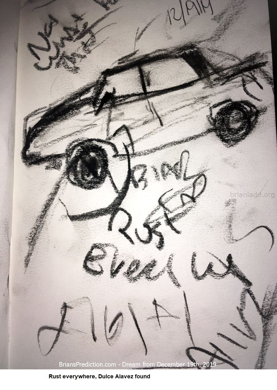 12480 19 December 2019 5 - Rust Everywhere, Dulce Alavez Found....
Rust Everywhere, Dulce Alavez Found.
