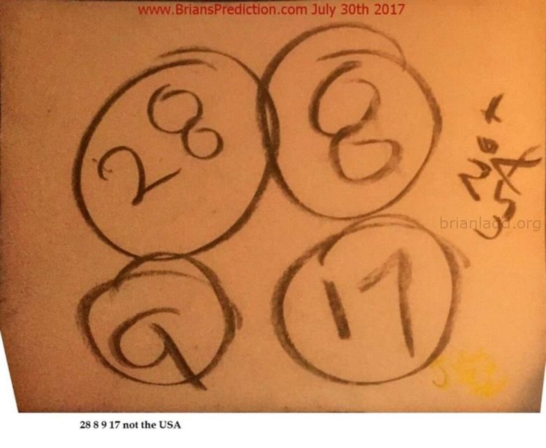 9063 30 July 2017 8 - Correct Lottery Predictions From July 2017...
Correct Lottery Predictions From July 2017
