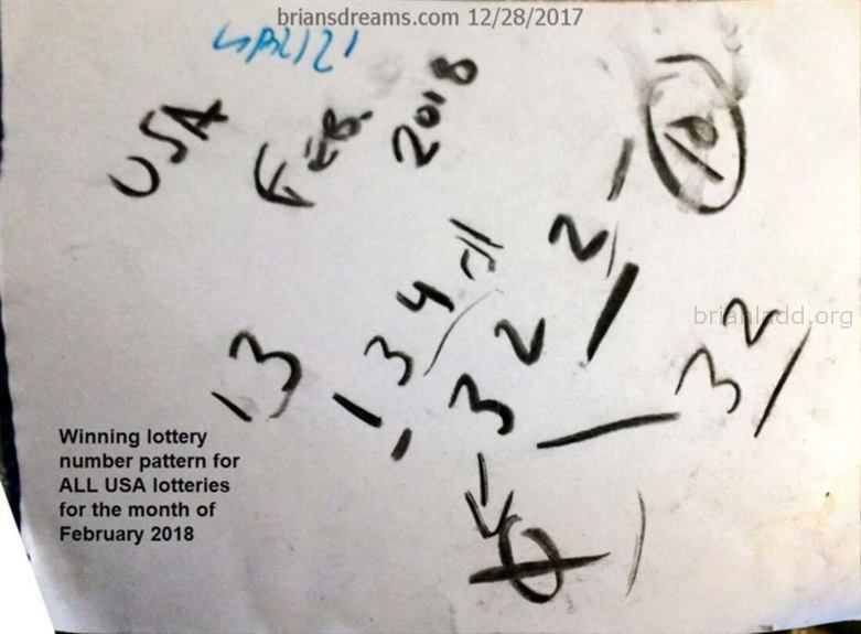 28 December 2017 2 - Winning Lottery Number Pattern For All Usa Lotteries For The Month Of February 2018 - ...
Winning Lottery Number Pattern For All Usa Lotteries For The Month Of February 2018 - Dream Number 9777 28 December 2017 2  - Archive.Org @  http://Bit.Ly/2n64pmd

