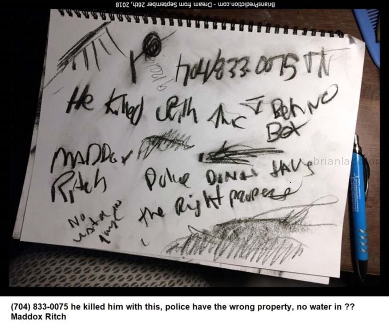 Maddox Ritch Killer 11105 26 September 2018 5 - (704) 833-0075 He Killed Him With This, Police Have The Wrong Property, ...
(704) 833-0075 He Killed Him With This, Police Have The Wrong Property, No Water In ??  Maddox Ritch
