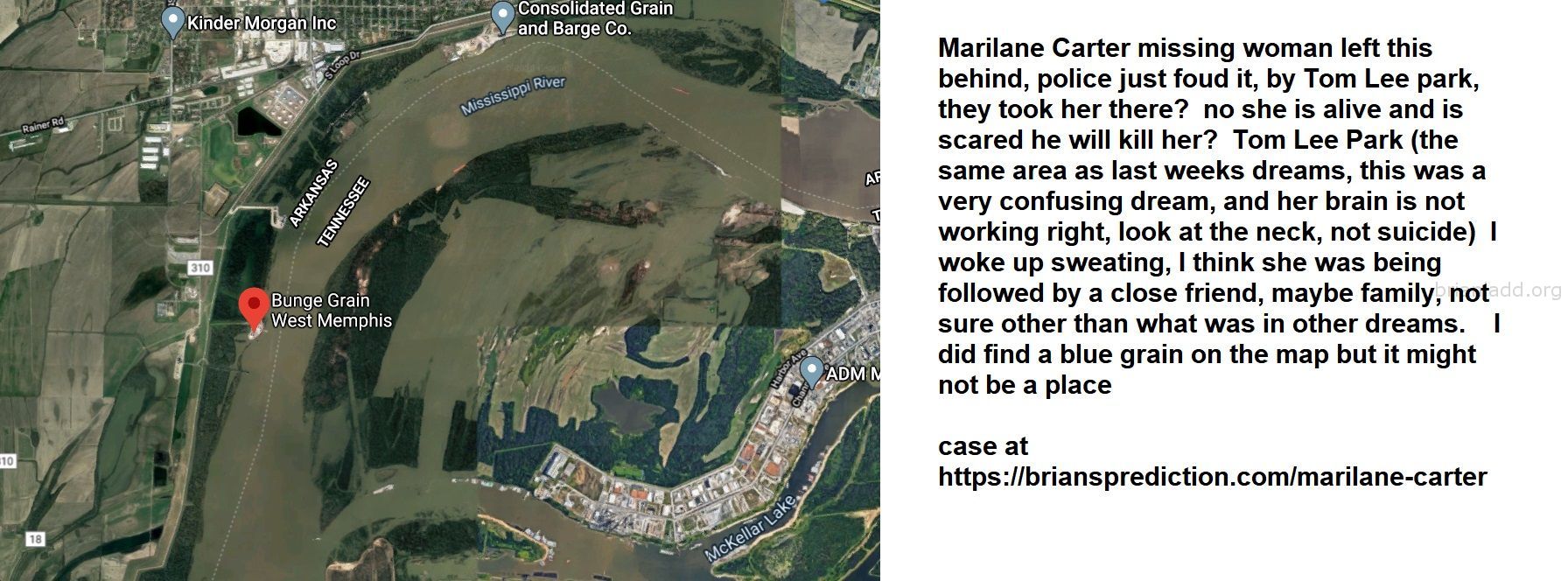 Marilane Carter Dream From August 11Th 2020 Search Map - 3 More Days Water...
3 More Days Water
