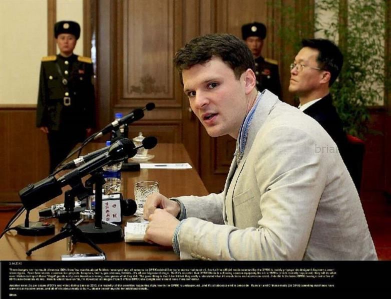Otto Warmbier Hidden Messages 1 Brianladd Org 4 - These Images Are the Result of Several Dd's From Few Months About...
These Images Are the Result of Several Dd's From Few Months About 'hidden Messages' and All Seem to Be Dprk Related. Everyone Knows That Most of, if Not All the Official Media Released by the Dprk Is Mainly Propaganda Designed Disprove Current Stereotypes. From Fake Stores, Construction Projects, Hospitals, Farms, Gas Stations, Fat Kids...it's All One Big Sound Stage. So if It's Reported That Dprk Media Is Still Using Camera Equipment From the 1970's (Which Recently Happened), They Will Do Whatever It Takes to Import These 'illegal' Goods and Prove America Is Wrong...and Guess What They Did. The Good Thing Is That I Don't Think They Really Understand What 4k Resolutions and Above Can Revel... I Do Think the Latest Dprk Hostage and a Few of Kim's New Generals Do Too. Here Is What I Have So Far, I'm Download All Images From 6 Official Dprk Site Tonight and Should Have More Tomorrow. Another Note: as Per Dozen of Dd's and Video Dating Back to 2012, the Majority of the Atrocities Happening Right Now in the Dprk Is Underground ..and It's All About to End in Genocide. Russian and Chinese Made (Dd 2014) Tunneling Machines Have Carved Out Massive Areas, and All of It Is About Ready to Burn...please Search My Site for Additional Details. Brian
