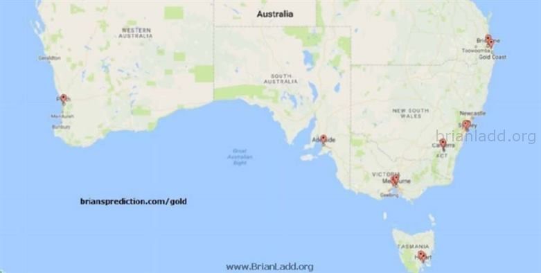 7702 1 October 2016 2 Australia Gold Map 2016 Map 1 - Australia Gold Locations #3 All Locations Do Not Require Any Speci...
Australia Gold Locations #3 All Locations Do Not Require Any Special Digging Tools, Other Than Small Hand Shovel and Are on Public Access Land. I Do Not Know the Exact Ore or Mineral Value at Each Site, but the Minimum Dollar Value for Any Location Is at Least 1m Usd. if You Need a More Precise Location, Either Use the Dream Search Bar or Request a Dream Reading From Me.
