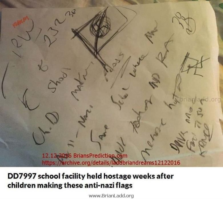 7997 12 December 2016 2 - Dd7997 School Facility Held Hostage Weeks After Children Making These Anti-Nazi Flags...
Dd7997 School Facility Held Hostage Weeks After Children Making These Anti-Nazi Flags
