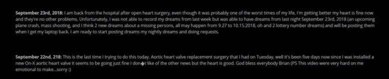 September 23Rd 2018 Screenshout Of My News Page - I'M Back From Open Heart Surgery, And I Was Clinically Dead For O...
I'M Back From Open Heart Surgery, And I Was Clinically Dead For Over 2.
