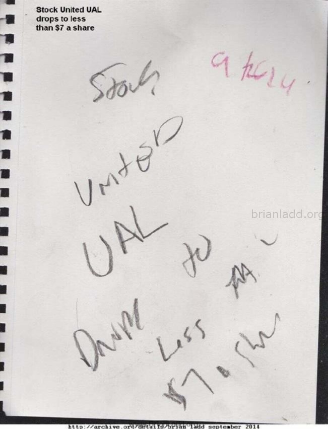 5907 26 September 2014 2 - Stock United Ual Drops to Less Than $7 a Share...
Stock United Ual Drops to Less Than $7 a Share
