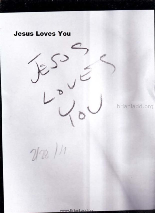 6379 27 February 2015 2 - Jesus Loves You...
Jesus Loves You
