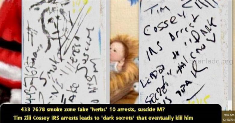 6798 9 December 1 - 433 7678 Smoke Zone Fake 'herbs' 10 Arrests, Suicide M? Tim Zill Cossey Irs Arrests Leads ...
433 7678 Smoke Zone Fake 'herbs' 10 Arrests, Suicide M? Tim Zill Cossey Irs Arrests Leads to 'dark Secrets' That Eventually Kill Him
