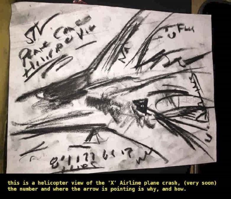 7201 8 May 2016 1 Ladd - This Is a Helicopter View of the 'x' Airline Plane Crash, (Very Soon) the Number and ...
This Is a Helicopter View of the 'x' Airline Plane Crash, (Very Soon) the Number and Where the Arrow Is Pointing Is Why, and How.
