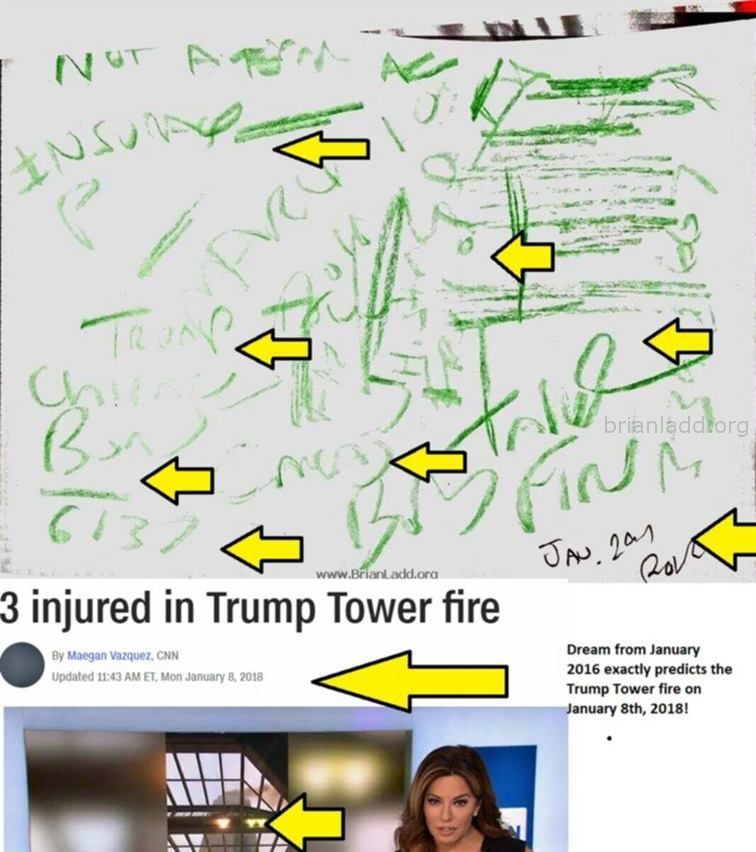 Trump Tower Fire Jan 8 2018 6948 29 January 2016 2 Ladd - Dream From January 2016 Exactly Predicts The Trump Tower Fire ...
Dream From January 2016 Exactly Predicts The Trump Tower Fire On January 8th, 2018!
