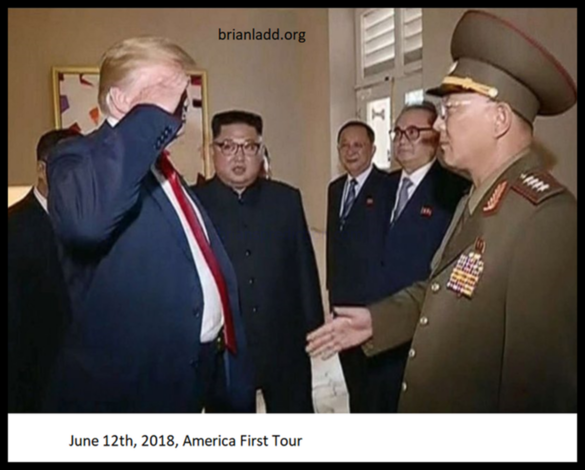 Donald Trump saluting a top North Korean general ~0
Donald Trump saluting a top North Korean general ~0
