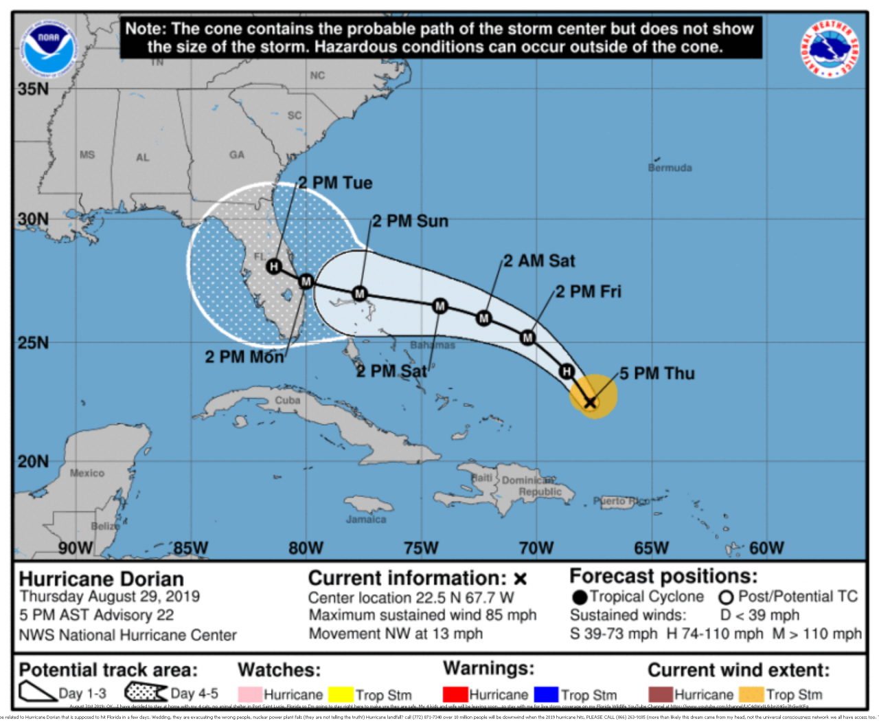 Hurricane Dorian Aug 2019 prediction by Psychic Brian Ladd 204603 5day cone with line and wind-800x656
Hurricane Dorian Aug 2019 prediction by Psychic Brian Ladd 204603 5day cone with line and wind-800x656
