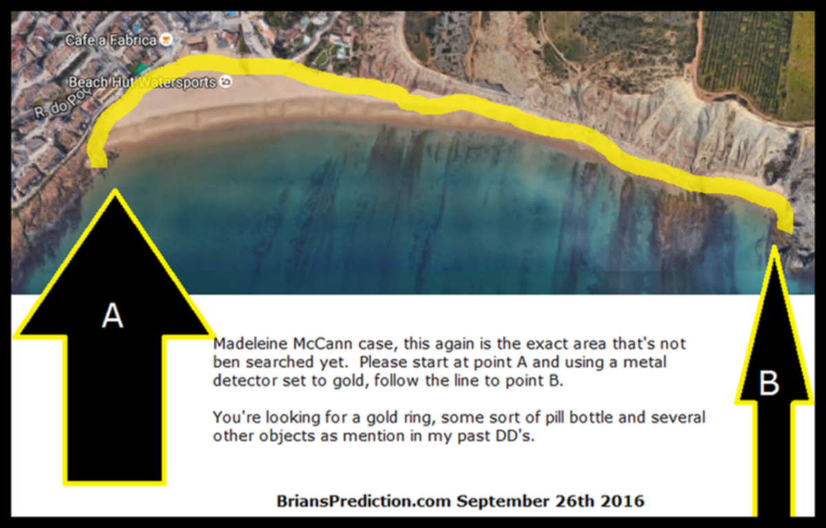 Madeleine McCann Case2C September 26th 2016 Search Map by Psychic Brian Ladd~0
Madeleine McCann Case2C September 26th 2016 Search Map by Psychic Brian Ladd~0
