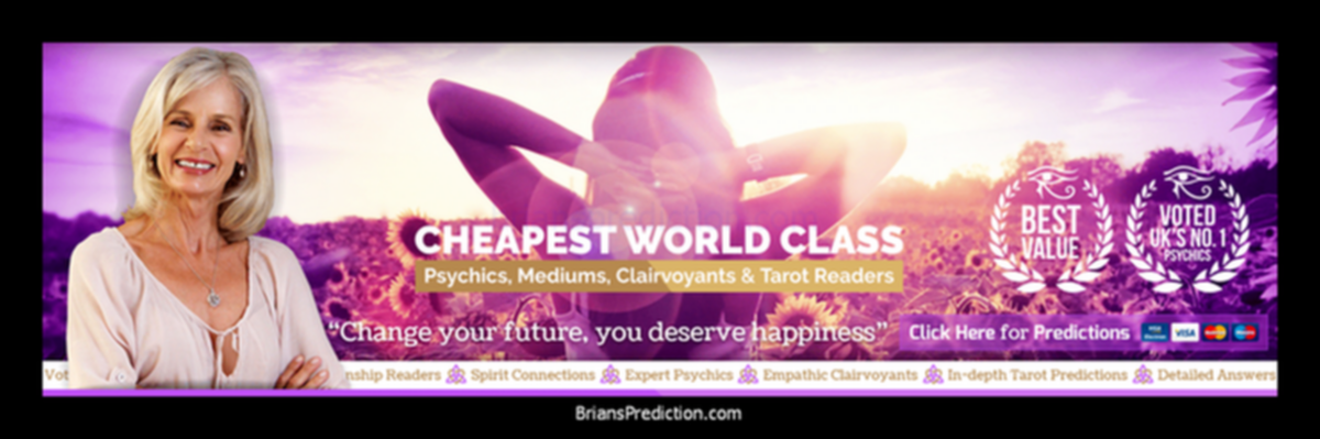 img cheap psychic predictions header 2 Psychic Predictions by Brian Ladd recommended psychics~0
img cheap psychic predictions header 2 Psychic Predictions by Brian Ladd recommended psychics~0
