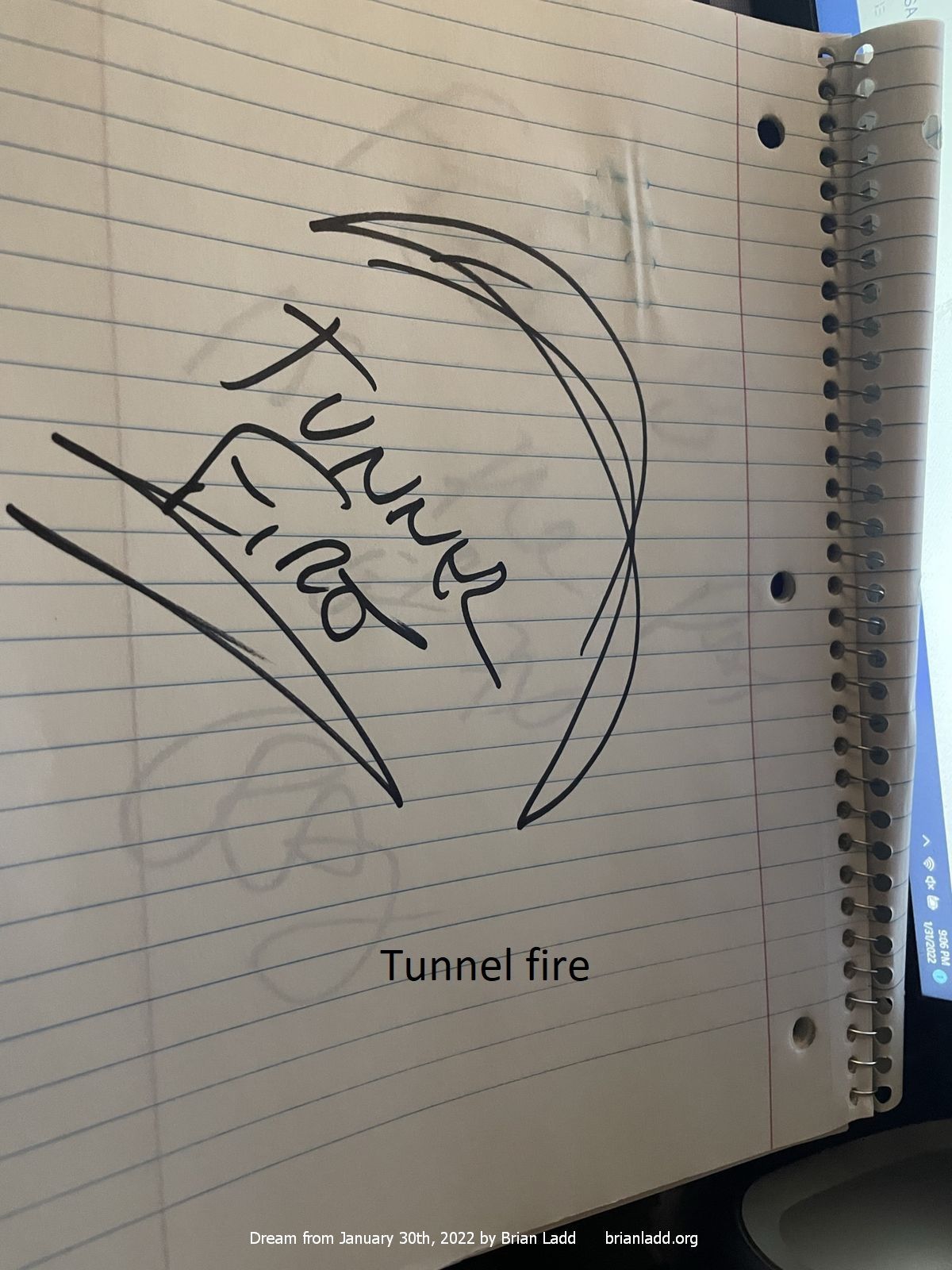 30 jan 2022 2  Tunnel fire...
Tunnel fire.
