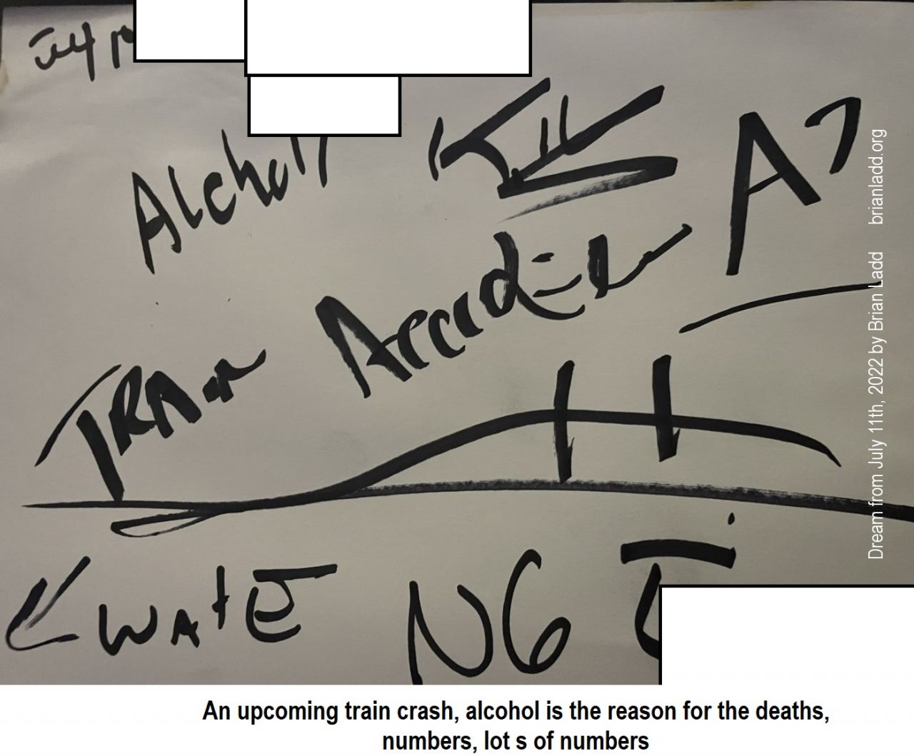11 July 2022 2  An upcoming train crash, alcohol is the reason for the deaths, numbers, lot s of numbers
An upcoming train crash, alcohol is the reason for the deaths, numbers, lot s of numbers
